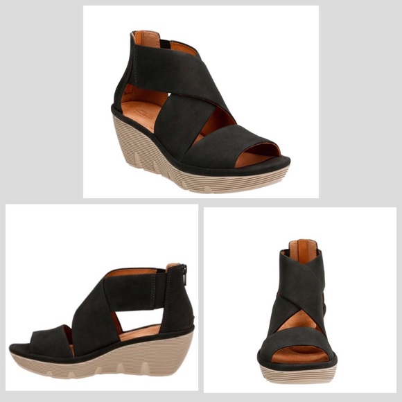 clarks clarene glamor wedge sandals